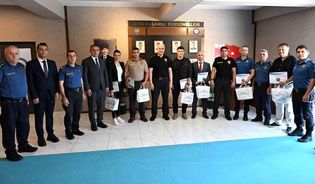 Düzce Emniyetinden Başarılı Personele Ödül