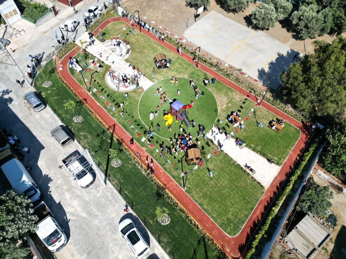 Başkan Arıkan\'ın söz verdiği Akçakonak\'taki park projesi tamamlandı
