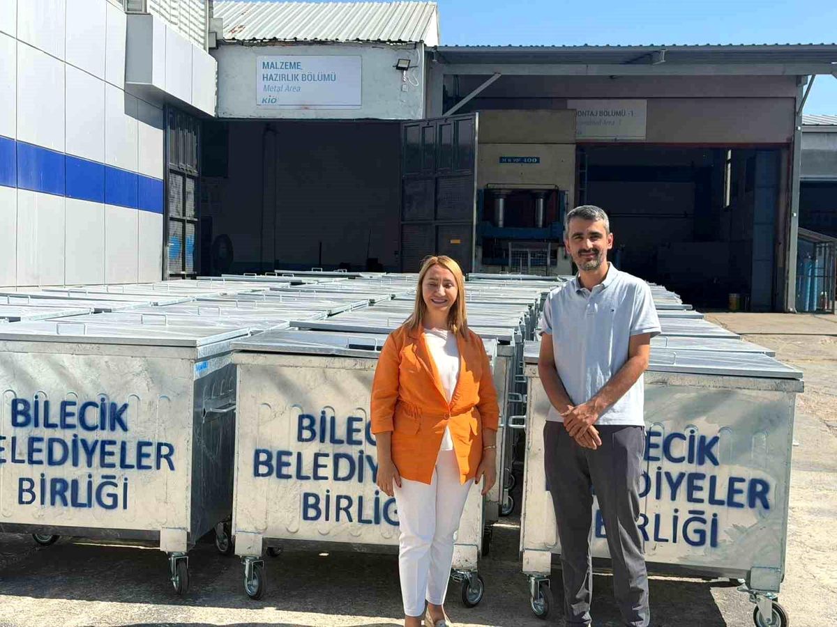 Bilecik\'e son 1,5 yıldır bin 52 adet çöp konteyneri alındı