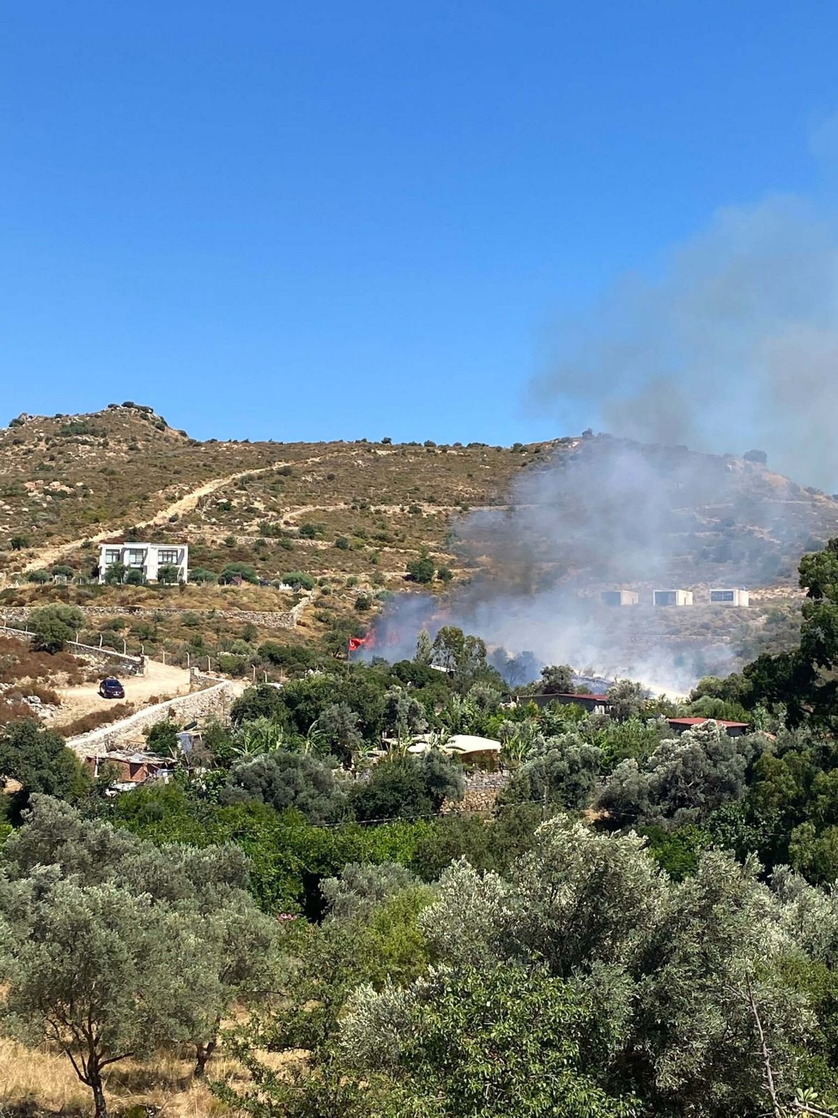 Bodrum\'da Yangın