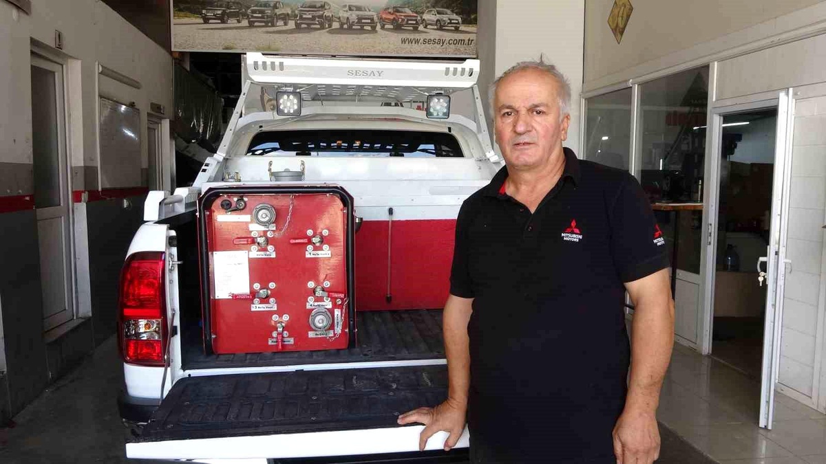Yangınlara Hızlı Müdahale Aracı Geliştirildi