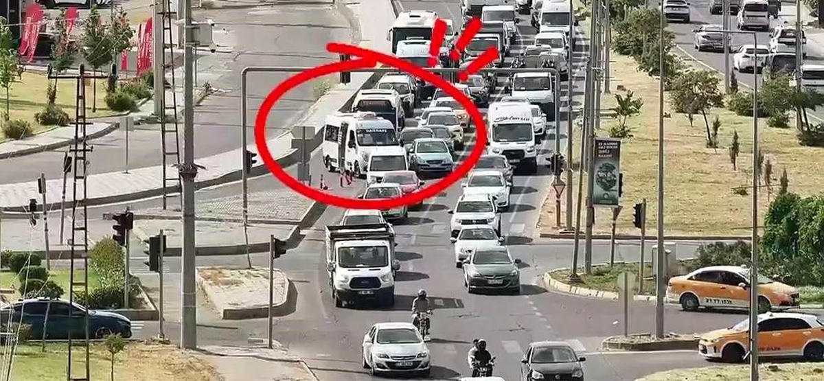 Diyarbakır\'da Dronlu Trafik Denetimi