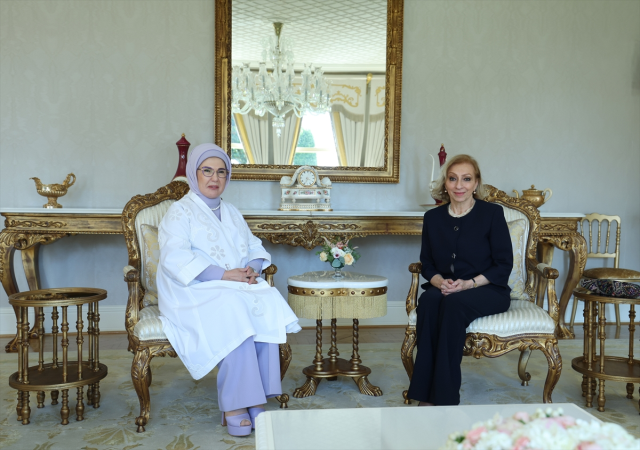 Emine Erdoğan, Lübnan Başbakanı'nın eşini ağırladı
