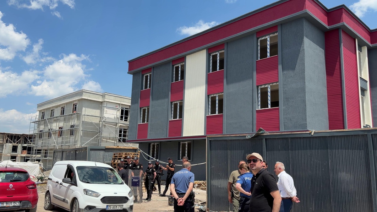 Erzurum\'da İnşaatta Haciz Tartışması
