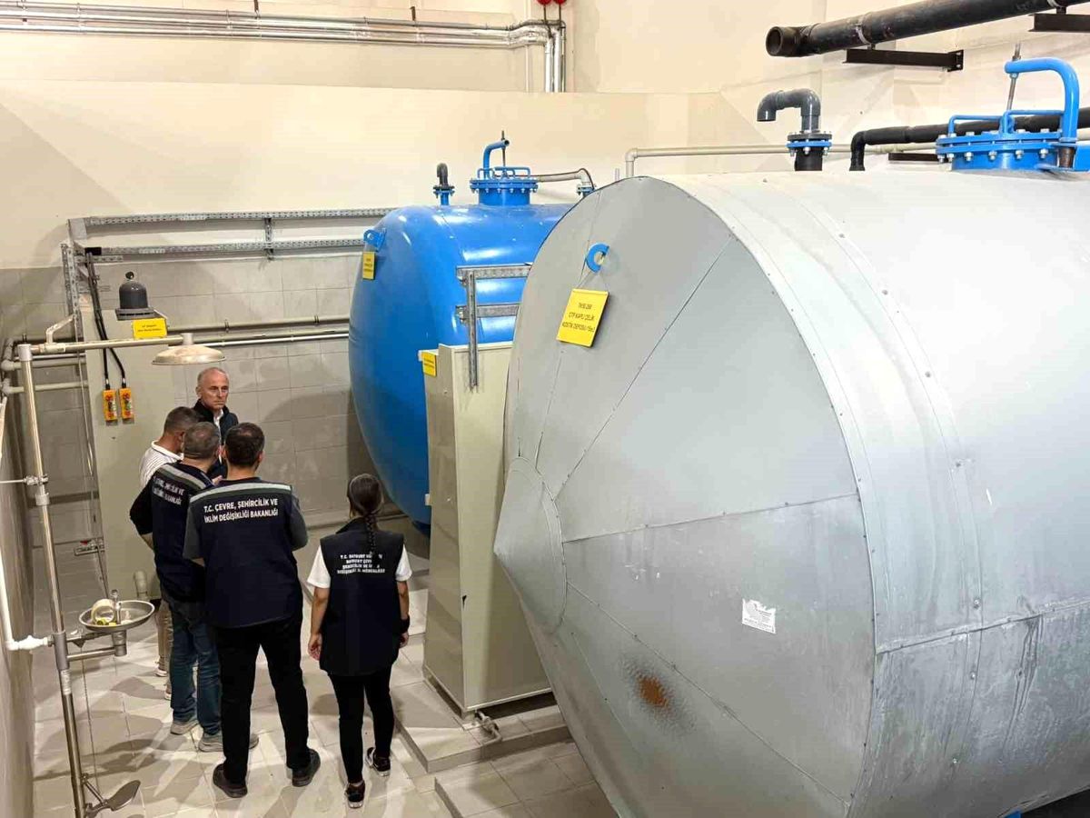 Bayburt\'ta Su Arıtma Tesisinde Denetim