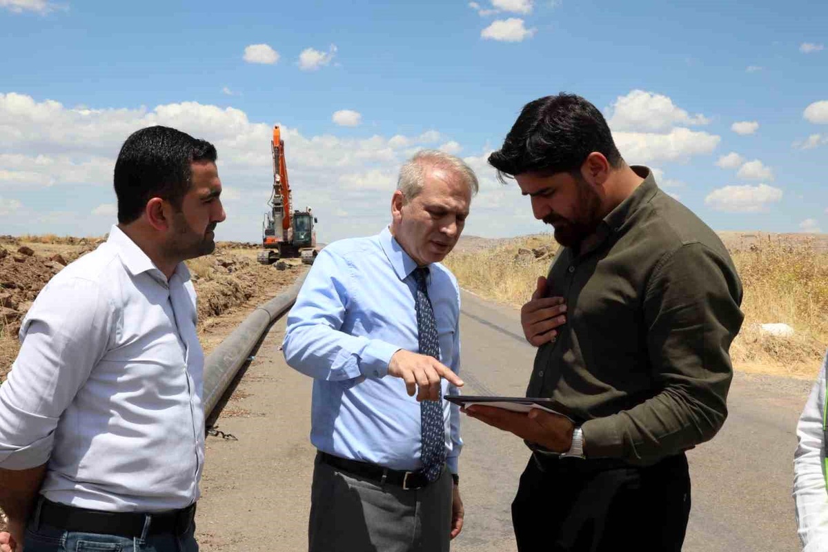 Mardin\'in en büyük grup içme suyu hattında yenileme çalışmaları sürüyor
