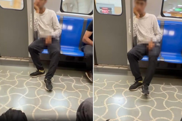 Yakalayın bu sapığı! İstanbul metrosunda mide bulandıran görüntü