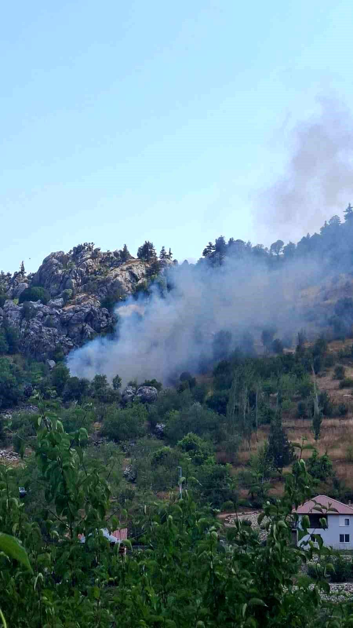 Alanya\'da Zirai Alanda Yangın