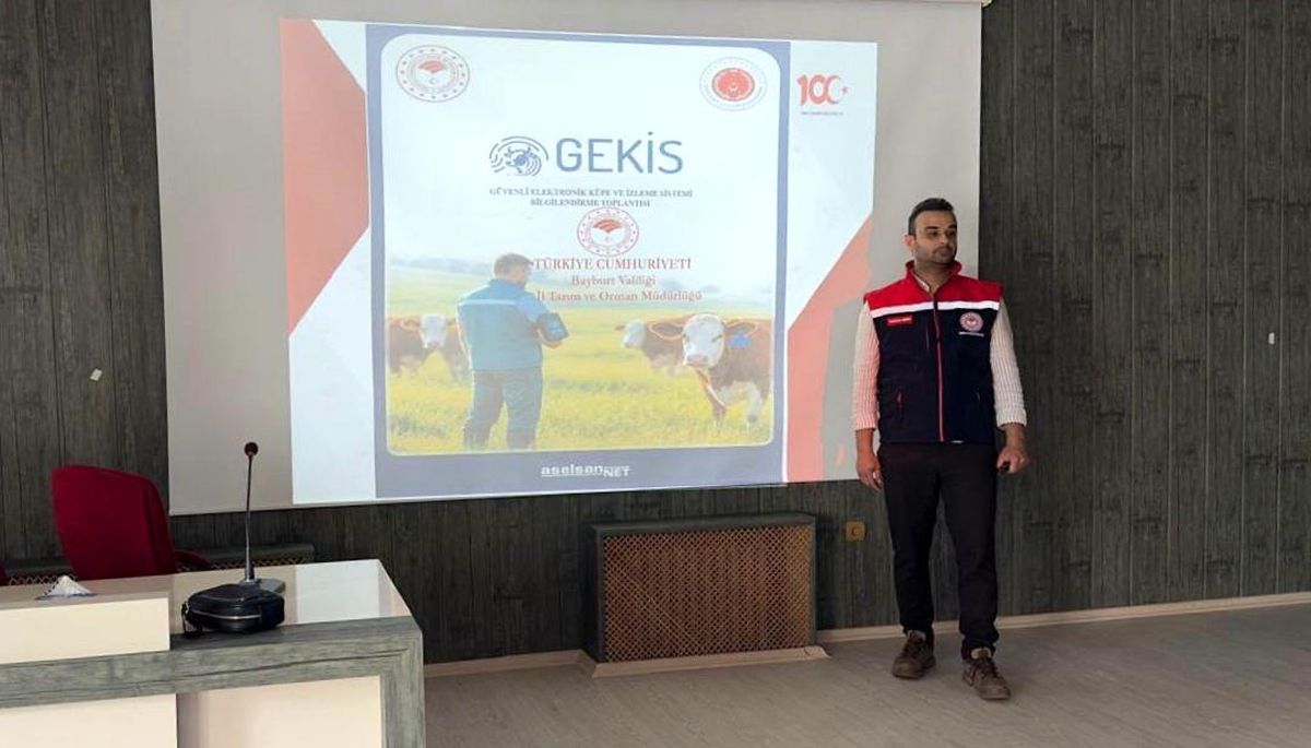 Bayburt\'ta Veteriner Hekimlere GEKİS Eğitimi