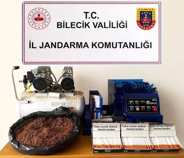 Bilecik’te Kaçak Makaron Operasyonu