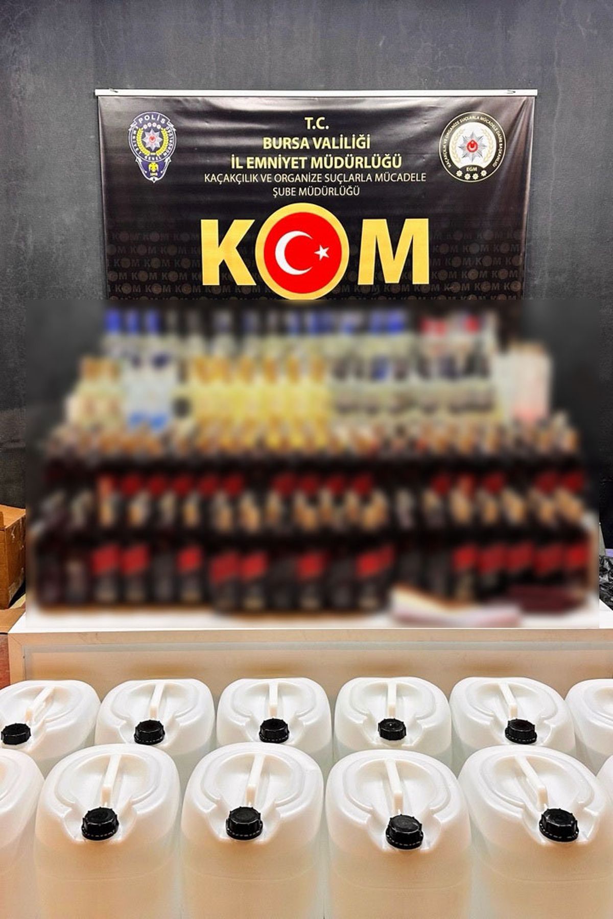Bursa\'da Sahte İçki Operasyonu