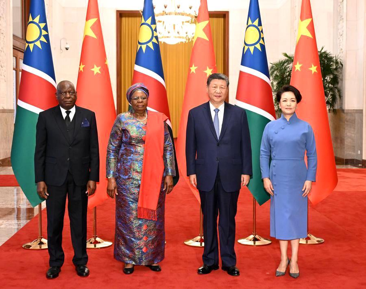 Xi Jinping ve Nandi-Ndaitwah, Çin-Namibya İlişkilerini Güçlendirdi