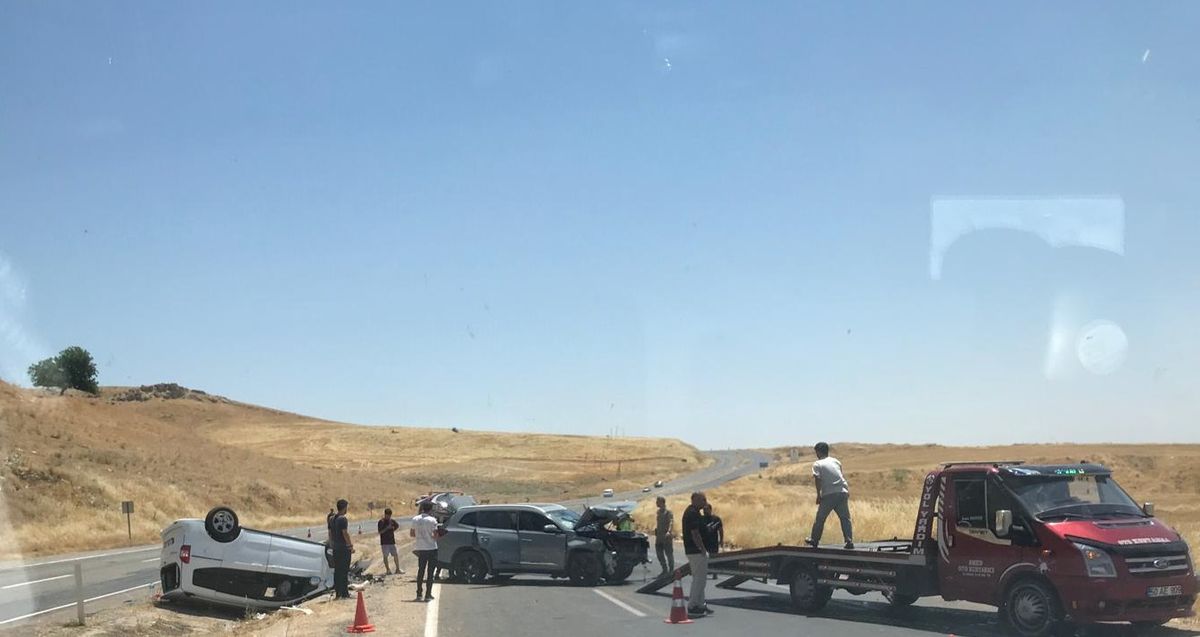 Silvan\'da Trafik Kazası: 9 Yaralı