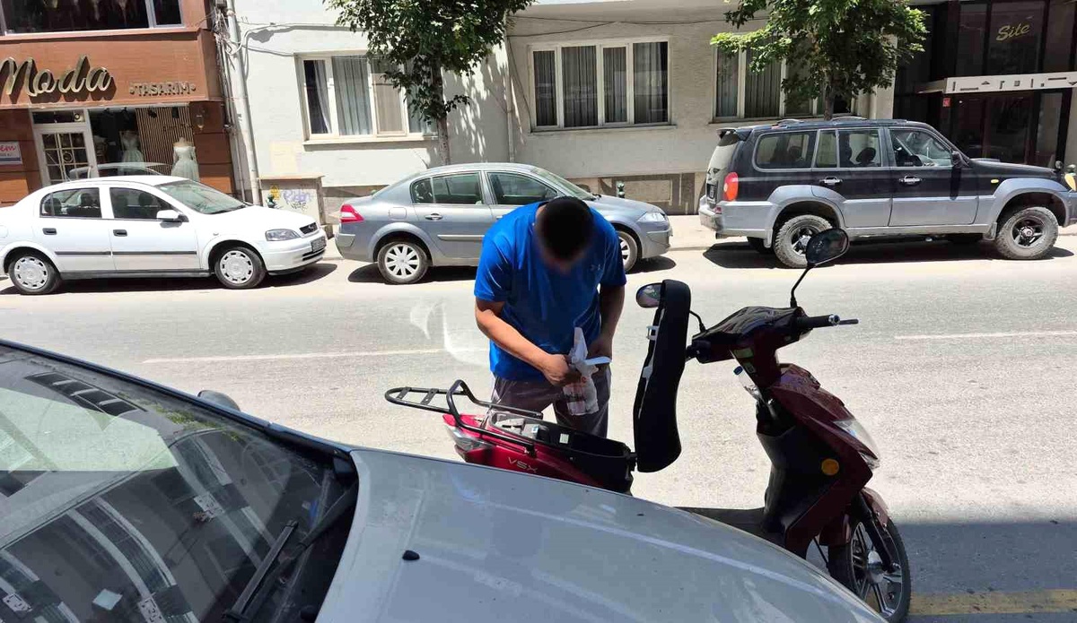 Eskişehir\'de Plakasız Motosiklet Cezası