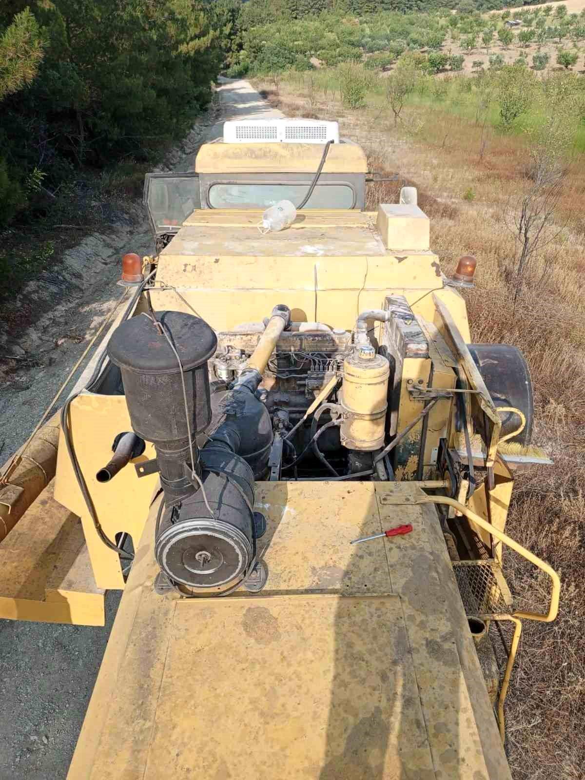 Hasat Sırasında Yangın Tedbirlerine Uymayan Çiftçiye Cezası