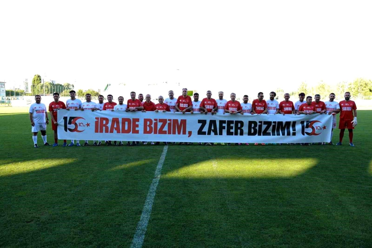 Sivas'ta 15 Temmuz Dostluk Maçı