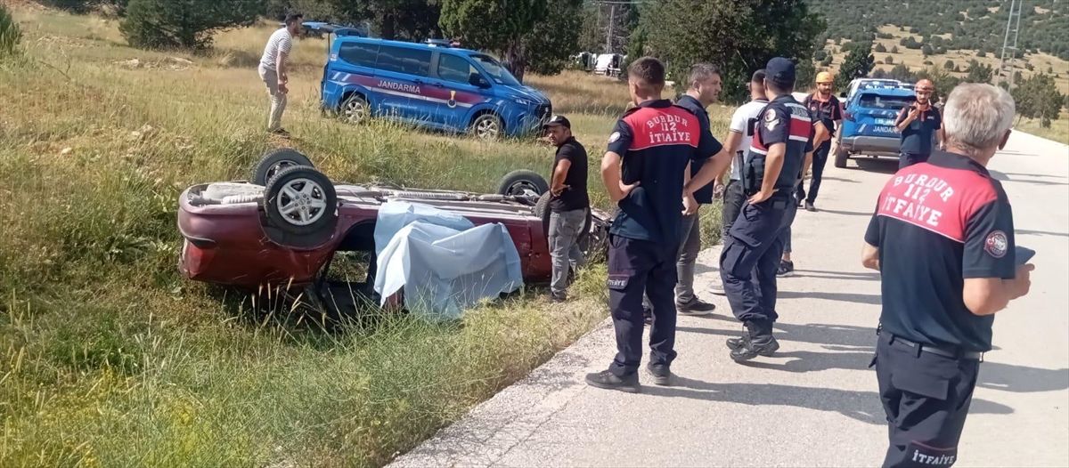 Burdur\'da Trafik Kazası: 1 Ölü, 1 Yaralı