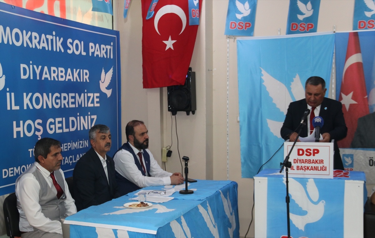 Ali Artun Yeniden DSP Diyarbakır İl Başkanı