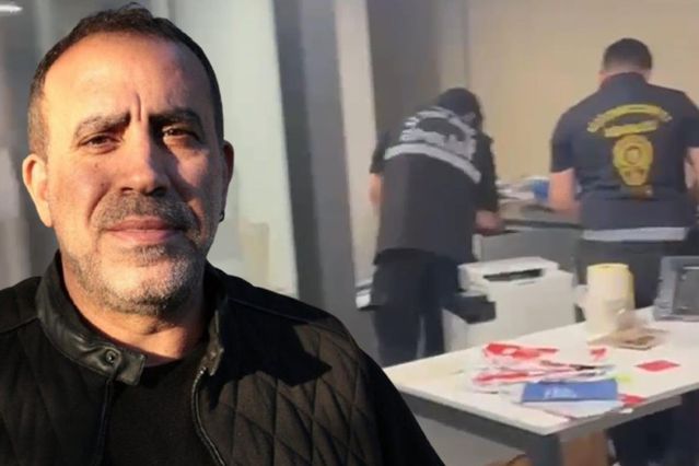 İşte mali şube polisinin Ahbap’ta arama yaptığı anlar