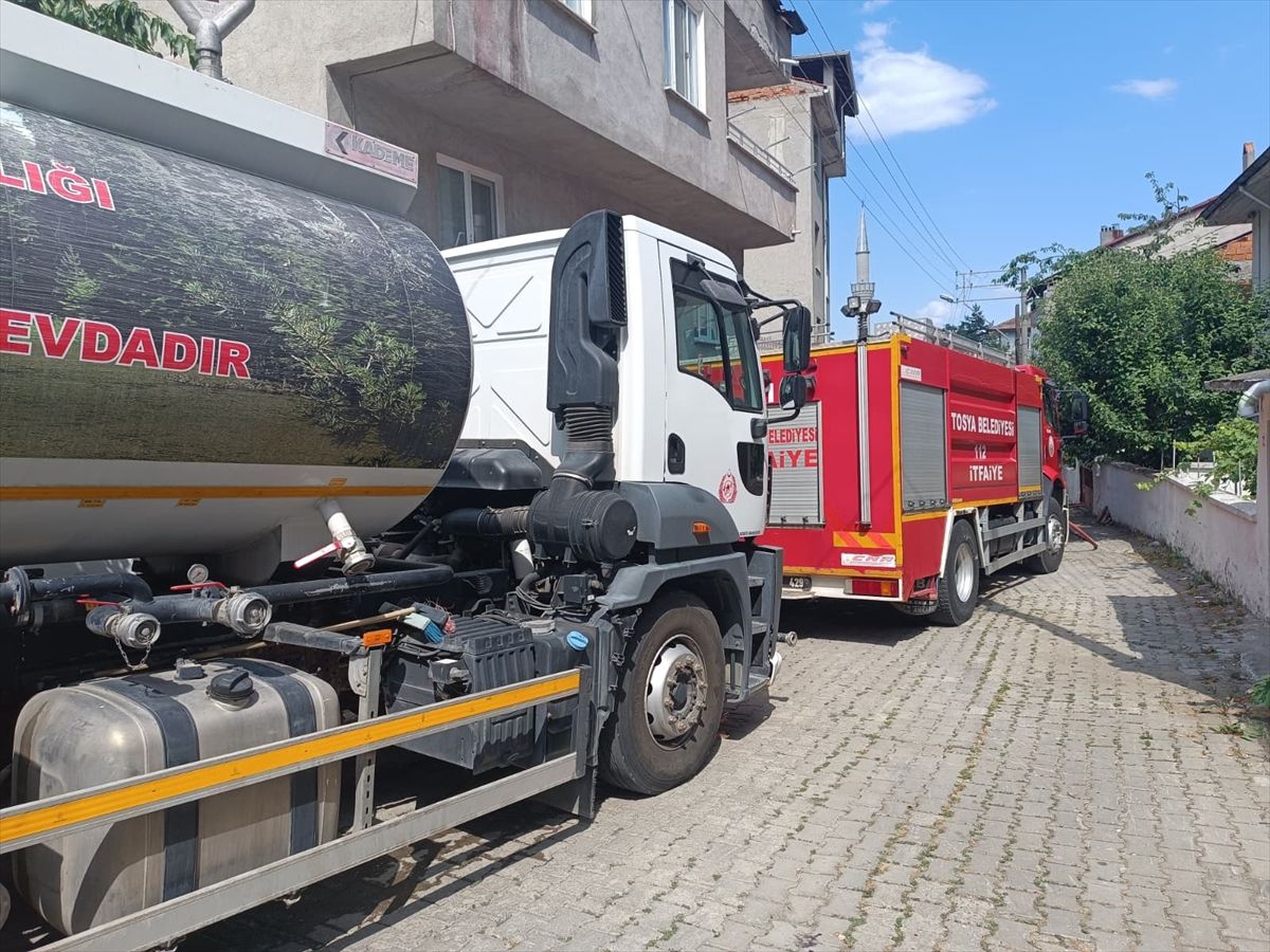 Tosya\'da Orman Yangınına Müdahale