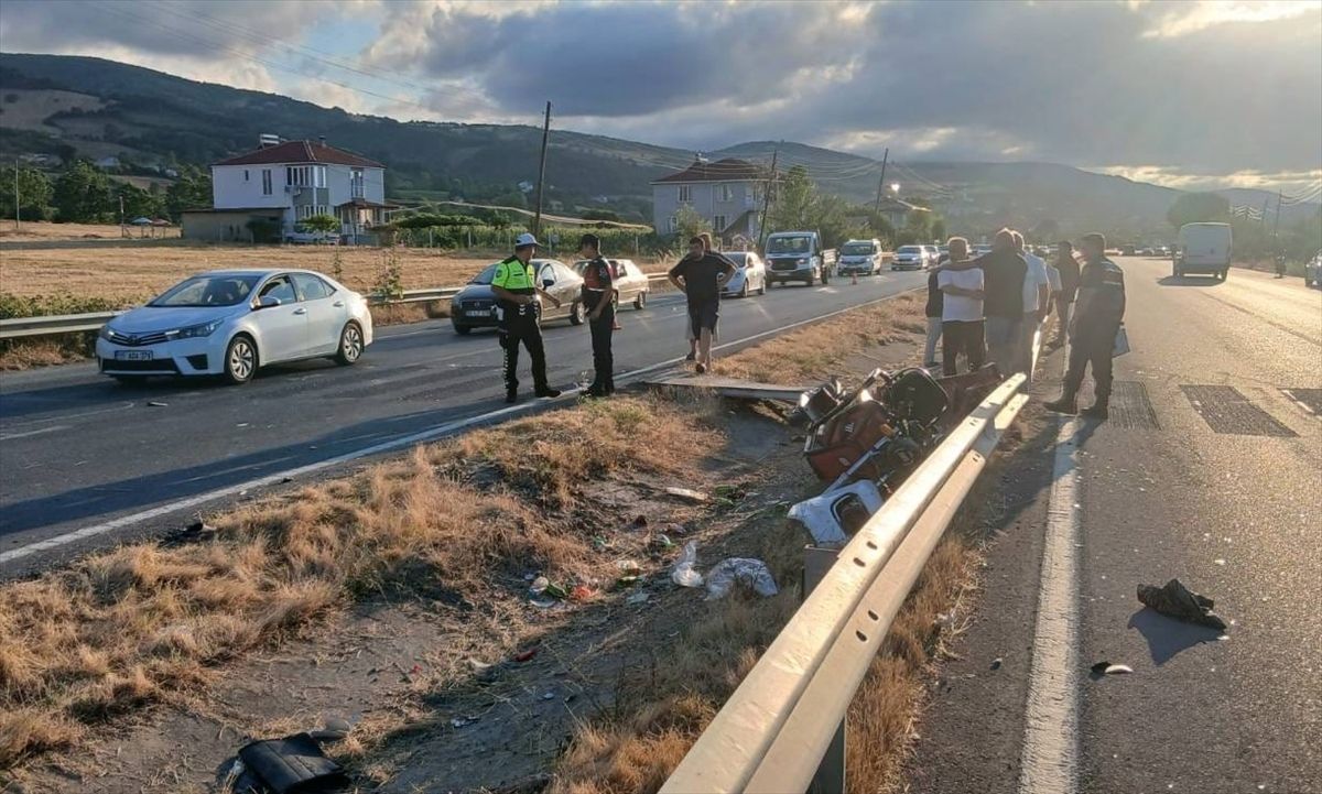 Samsun\'da Elektrikli Bisiklet Kazası