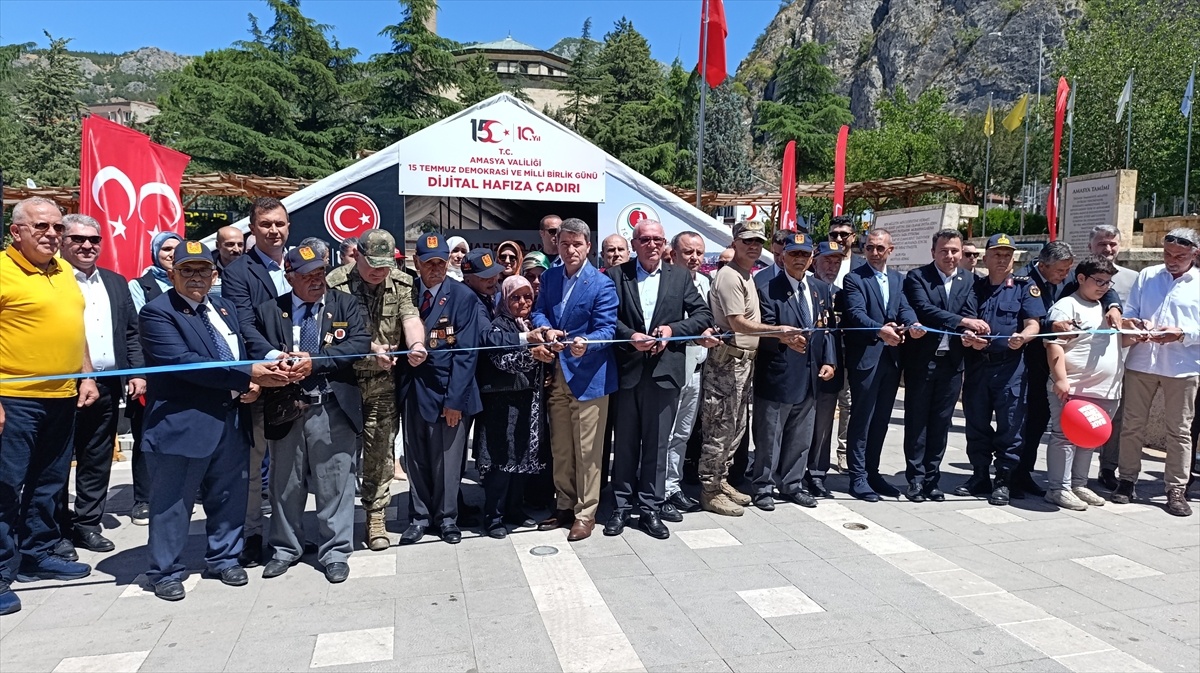 Amasya\'da 15 Temmuz Anma Çadırı Açıldı