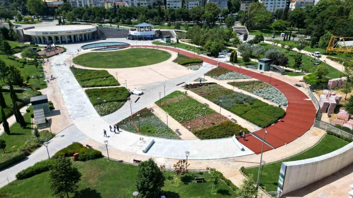 Büyükşehir\'den Millet Bahçesi\'ne estetik dokunuş