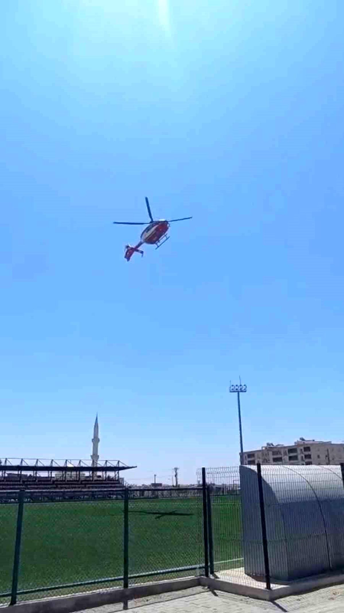 Hipotermi Geçiren Bebek Helikopterle Sevk Edildi