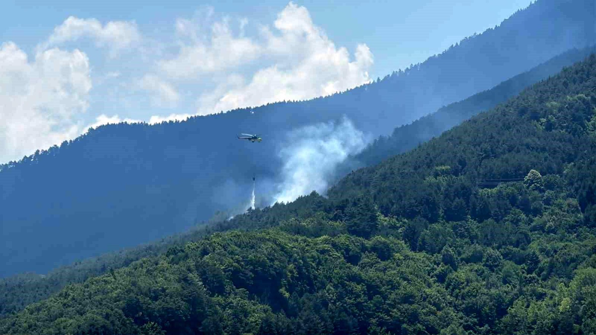 Karabük\'te Orman Yangınına Müdahale