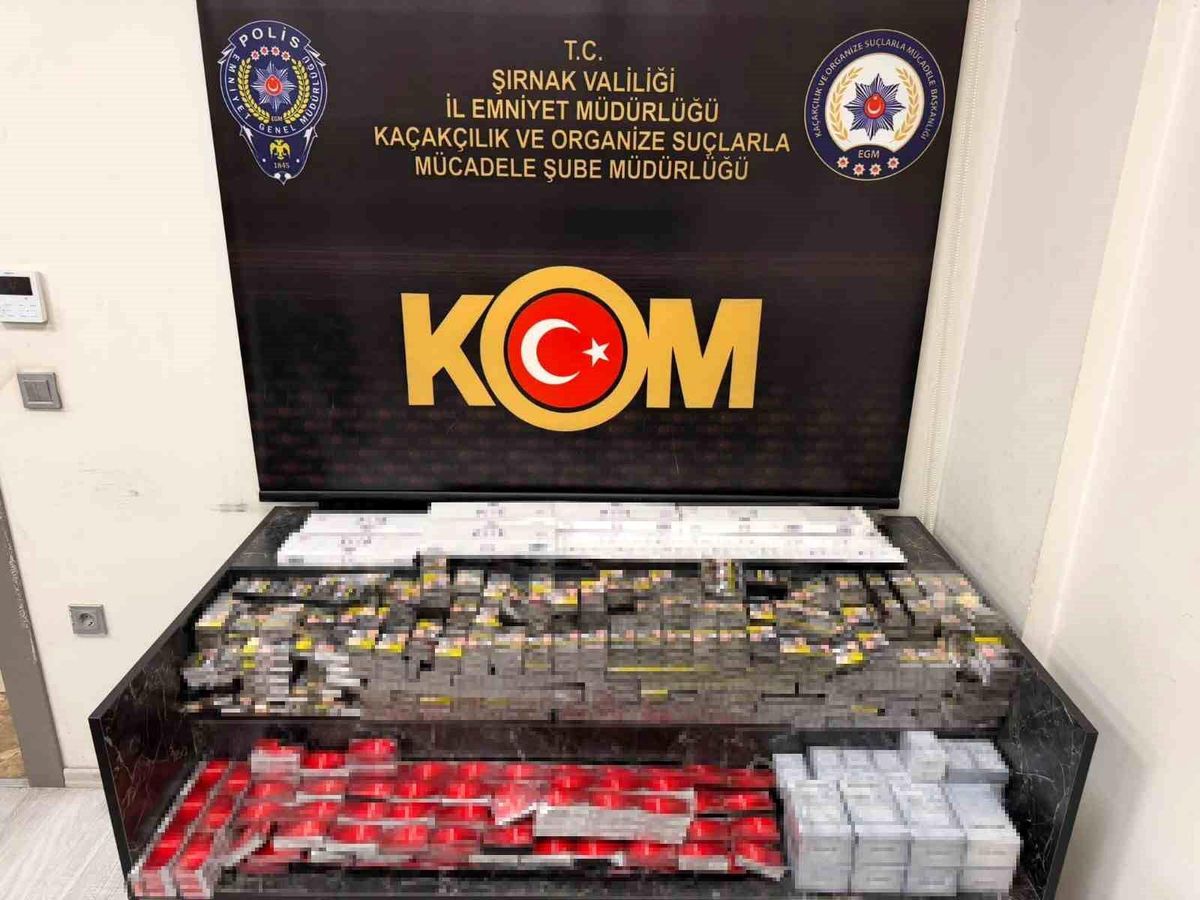 Şırnak\'ta Kaçakçılık Operasyonu