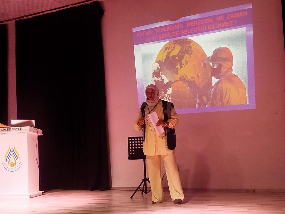 Afşin\'de Afet Bilinci Konferansı Düzenlendi