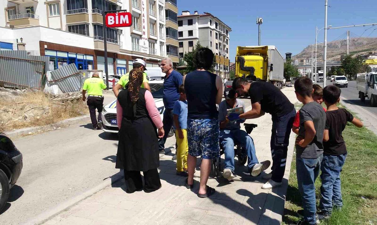 Malatya\'da Akülü Araç Kazası