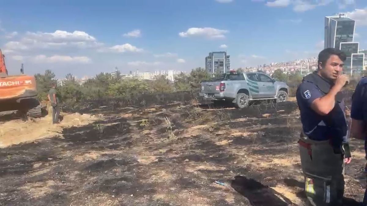 ODTÜ Ormanı\'nda Yangın Kontrol Altına Alındı