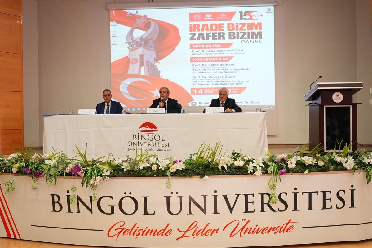 Bingöl\'de "İrade Bizim, Zafer Bizim" Paneli