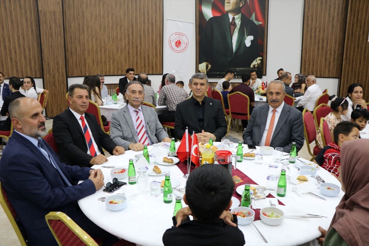 Hakkari\'de 15 Temmuz şehit ve gazilerine yemek