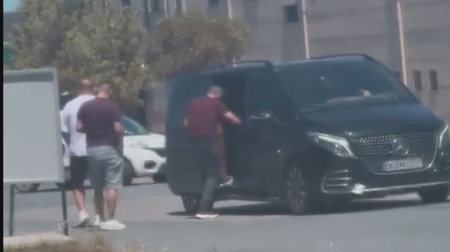 Haluk Levent’in gözaltına alınmadan önceki görüntüsü