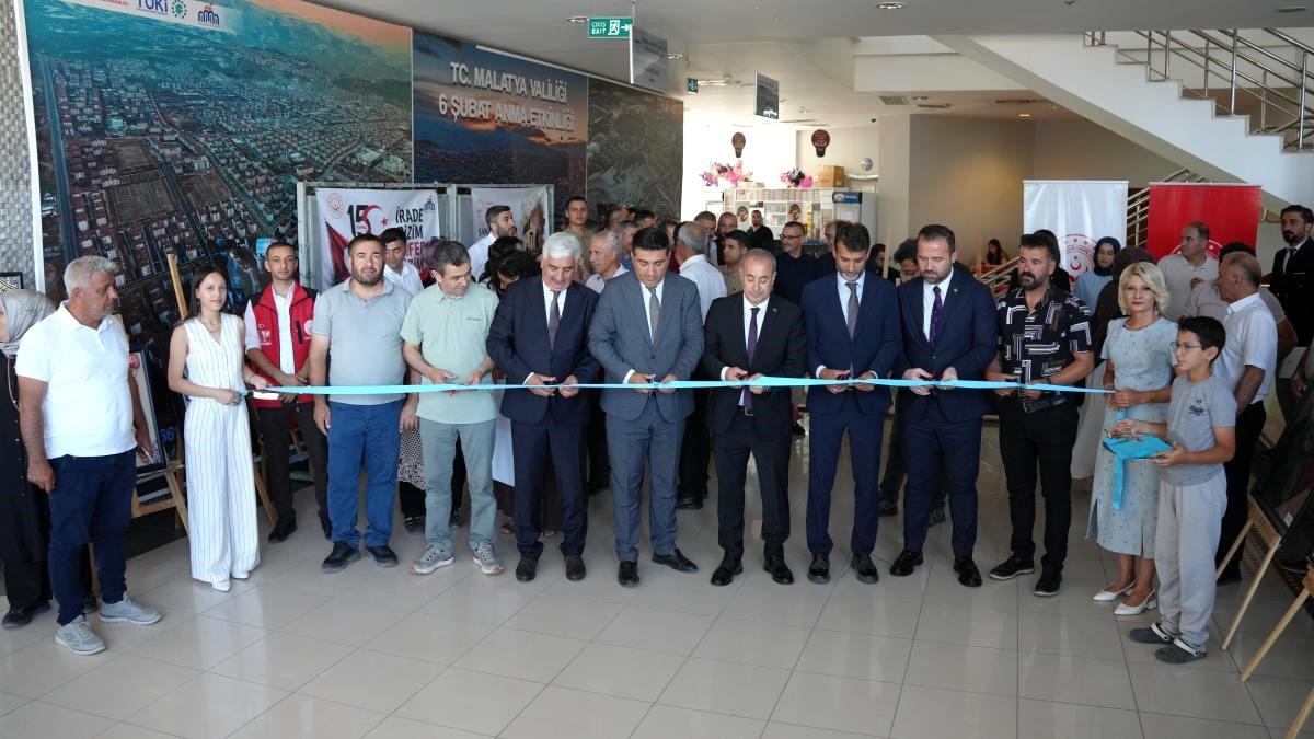 Malatya\'da 15 Temmuz Resim Sergisi Açıldı