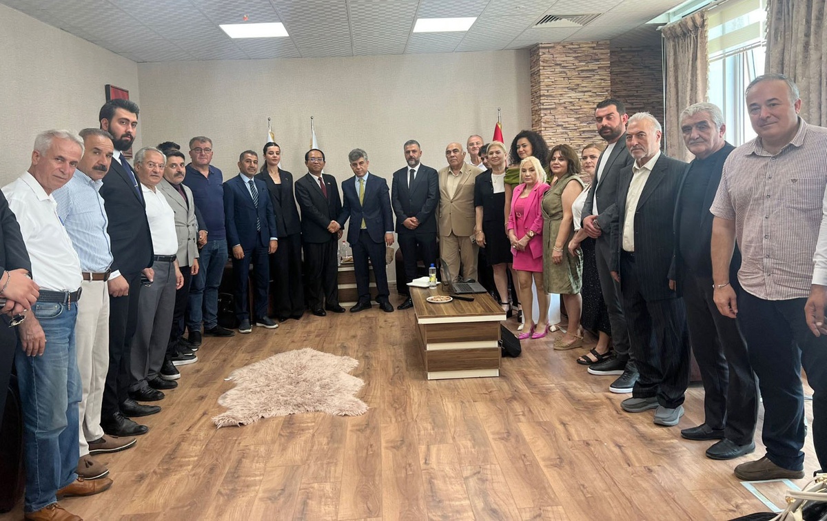Kamboçya Ticaret Müsteşarı SANKON\'u Ziyaret Etti