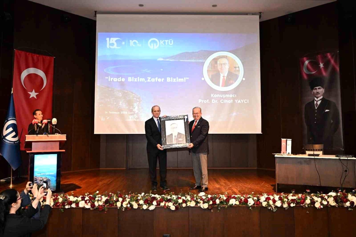 KTÜ\'de "İrade Bizim, Zafer Bizim" Konferansı