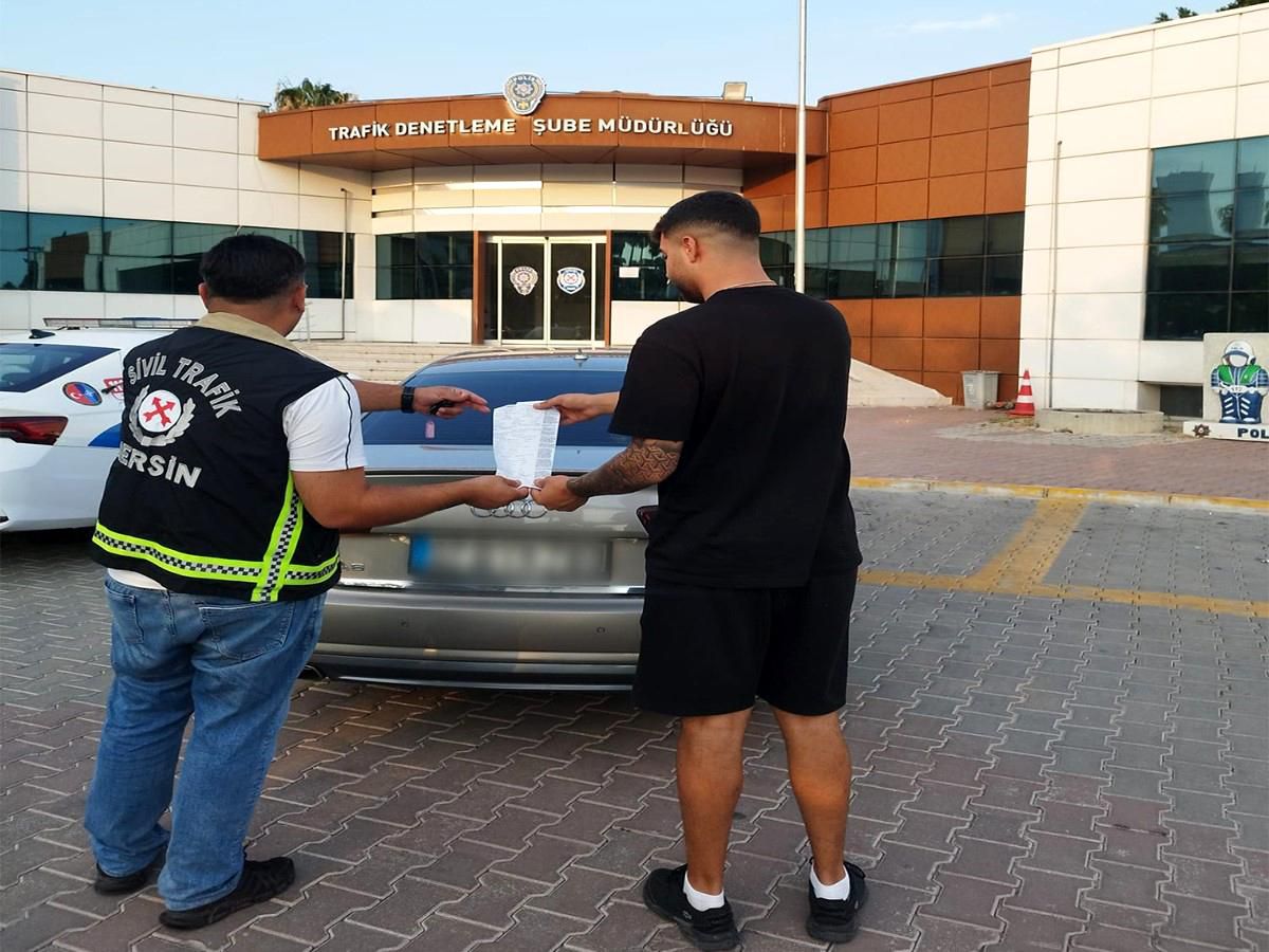 Mersin\'de Tehlikeli Sürüşe 170 Bin TL Ceza