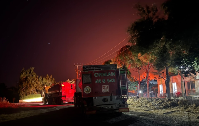 Muğla alevlere teslim oldu, 3 ilçede peş peşe orman yangını çıktı