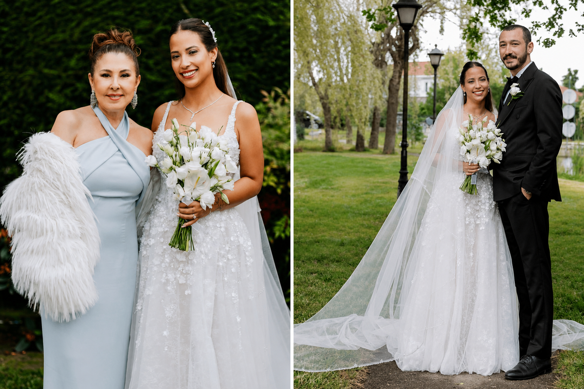 Nilüfer ve Reha Muhtar\'ın kızı Ayşe Nazlı dünyaevine girdi