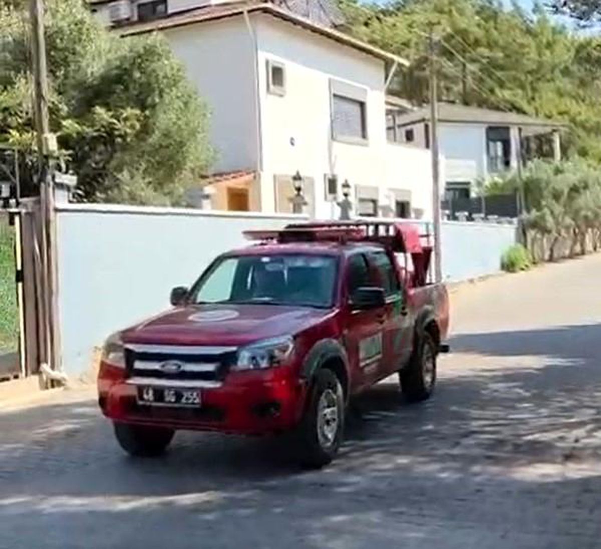 Marmaris\'te Orman Yangını Riski