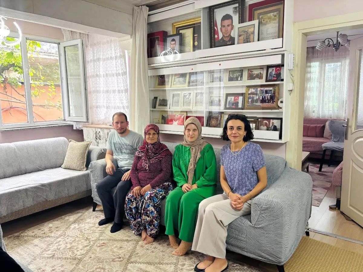 Şehit Osman Er\'in ailesi ziyaret edildi
