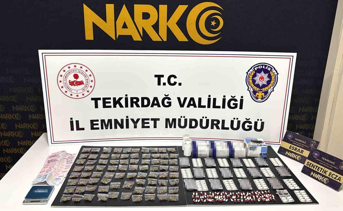 Tekirdağ\'da Uyuşturucu Operasyonu: 110 Şüpheli