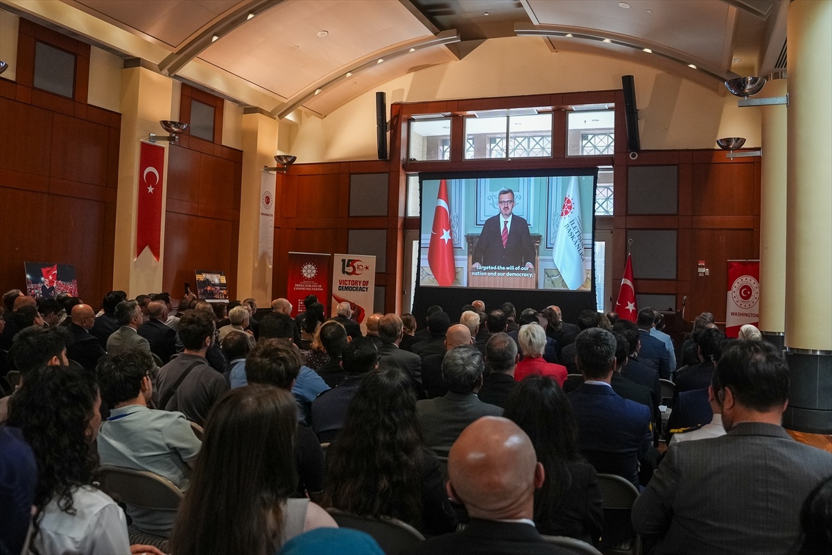 Washington\'da 15 Temmuz Anma Töreni