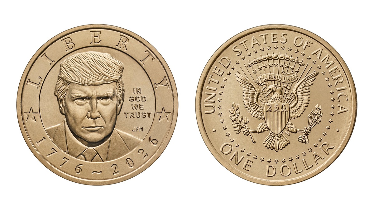 ABD\'nin bağımsızlığının 250\'nci yılına özel üzerinde Trump\'ın yer aldığı altın para basılacak