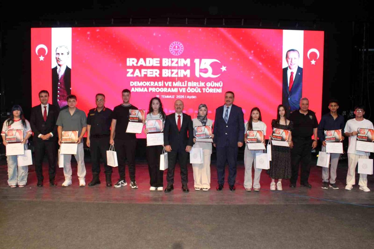15 Temmuz Ödül Töreni Aydın\'da Yapıldı