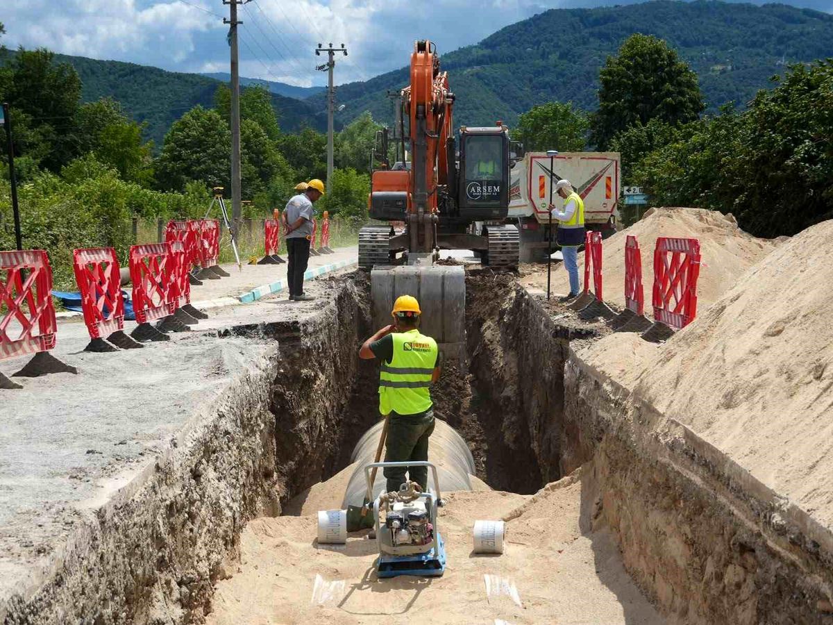 Düzce\'de içme suyu projesinde 23 km\'ye ulaşıldı