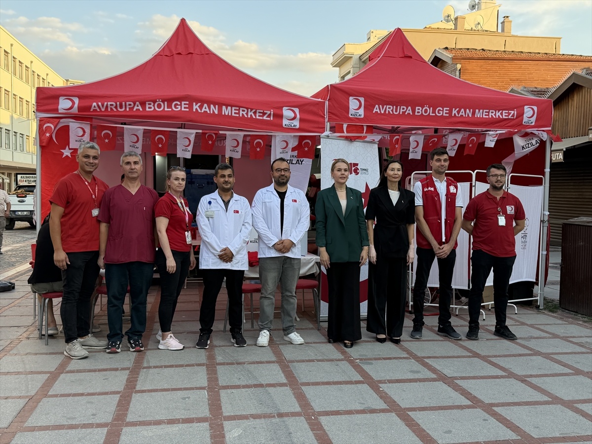 Edirne\'de 15 Temmuz Kan Bağışı Kampanyası